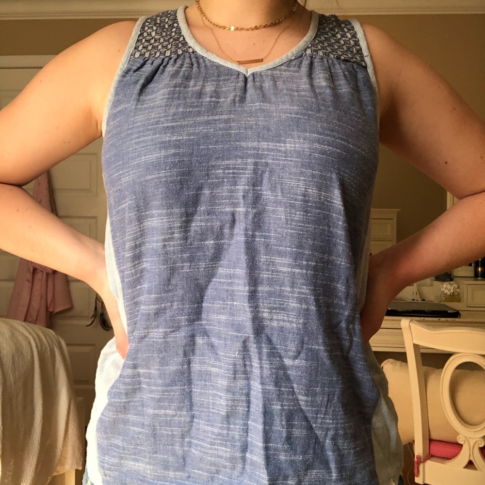 Kids XL/Adult S Nordstrom Blue Tank Top
